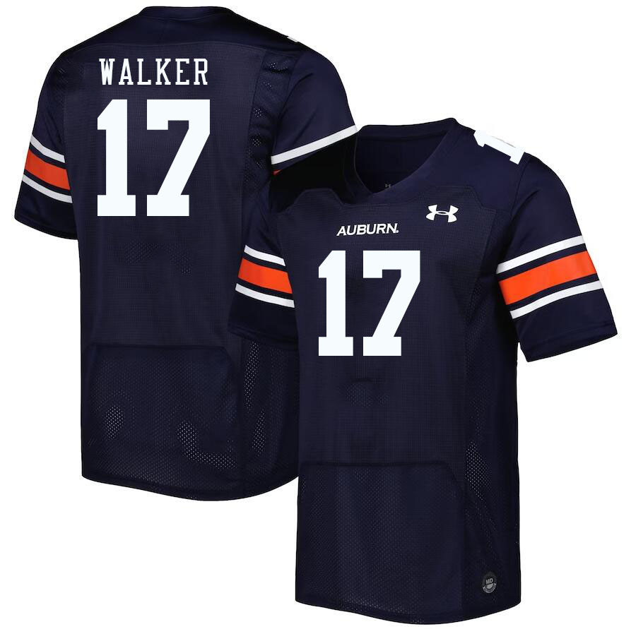 Men #17 Rico Walker Auburn Tigers College Football Jerseys Stitched-Navy